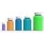 Idealpak 17oz/500cc 52-400 PET Vitamin Packer Bottle