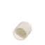 The image shows a Menshen PP Flip-Top Cap. The cap is predominantly white and features a smooth, rounded design. The flip-top mechanism is clearly visible, with the hinge located at the back of the cap, allowing the top to be easily opened and closed. The cap is designed to fit securely onto a bottle or container, providing a convenient dispensing method for the contents within.
