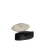 The image shows a Menshen PP Flip-Top Cap designed for packaging applications. The cap is circular with a hinge that allows the top to flip open and closed. It is depicted in a neutral color and appears to be made of plastic. The cap has a smooth, uniform surface and is likely used to seal bottles or containers, ensuring easy access to the contents when needed.
