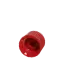 The image displays the Menshen PE Tube Cap M15. It is a small, cylindrical tube cap with a smooth surface, typically designed for sealing cosmetic or pharmaceutical tubes. The cap appears to be made of plastic and has a simple, clean design. The top surface of the cap is flat, and the overall color is white.