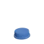 The image shows the Menshen PP Threaded Closure 54 Chemical Closure. It is a white, circular, ribbed plastic cap with threading on the inside. The ribbed design provides a better grip for opening and closing. The closure is relatively flat with a slightly raised center. The edges are smooth, and the overall design is functional and simple, intended for secure sealing of chemical containers.
