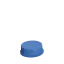 The image showcases the Menshen PP Threaded Closure 54 Chemical Closure. This product is a white, circular plastic cap designed for sealing containers. The threaded design is visible on the inside, indicating it screws onto a compatible container for a secure fit. The closure appears smooth and evenly textured.