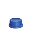 The image displays the Menshen PP Threaded Closure 45 Chemical Closure. It is a cylindrical, white plastic cap with thread patterns on the inside, allowing it to securely fasten onto compatible containers. The closure has a slightly domed top and a smooth exterior surface. The product is designed for use in sealing chemical containers.