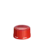 The image displays the Menshen PP Threaded Closure 60 Chemical Closure. It shows a cylindrical, white plastic cap with a ribbed exterior for easy gripping and threading. The top surface of the closure is flat and smooth, without any visible logos or markings. The overall design is simple and functional, tailored for secure sealing of chemical containers. 
