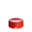 The image shows a Menshen PP Threaded Closure 80 Chemical Closure. The closure is circular with a threaded design, allowing it to be screwed onto a corresponding container. It appears to be made of plastic and has a smooth, slightly domed surface on the top. The overall color of the closure is a uniform white.