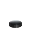 The image shows a Menshen PE Threaded Closure 50 Chemical Closure. It is a cylindrical, white plastic cap designed for sealing containers. The closure features a ridged, screw-on design for secure attachment and removal. The top of the cap appears flat and smooth, providing a clean and functional appearance.