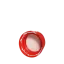 The image shows the MENSHEN PP Threaded Closure 45 Chemical Closure. It is a circular, white plastic threaded cap with a ridged edge for easy grip. The closure features a central, raised section with a small, circular indent, providing a secure seal for chemical containers. The overall design appears robust and functional, suitable for industrial use.