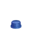 The image shows a Menshen PP Threaded Closure 45 Chemical Closure. The closure is white with a ribbed exterior for better grip. The top has a smooth, flat surface, and the threading on the interior is visible at the bottom, indicating it is designed to screw onto a compatible container. The overall design appears robust and functional, suitable for securing chemical products.