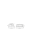 The image depicts the MENSHEN PP Threaded Closure 40 Chemical Closure. It shows a white, cylindrical, threaded cap designed for sealing containers. The closure has a series of ridges along its circumference to provide a better grip for opening and closing. The top surface of the cap is smooth and flat, without any visible logos or markings. 