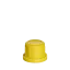 The image shows a Menshen PP Threaded Closure 32 Chemical Closure. The closure is a small, cylindrical, white plastic cap with threading on the inside, designed to screw onto a corresponding container. The top surface of the cap is smooth and flat, with a slightly raised outer rim. The overall appearance is clean and functional, suitable for securely sealing chemical containers.