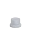 The image shows a MENSHEN PP Threaded Closure 28 Chemical Closure. The closure is made of plastic and features a ribbed exterior for easy gripping. It has a threaded design, allowing it to securely attach to compatible containers. The closure is cylindrical in shape and appears to be a solid, uniform color. 