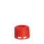 The image shows a Menshen PP Threaded Closure 32, Chemical Closure. It is a cylindrical, white plastic cap designed for sealing containers. The cap features a threaded design, which allows it to be securely screwed onto bottles or other types of containers. The top of the cap is flat and smooth, providing a simple yet functional appearance.