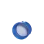 The image shows a Menshen PP Threaded Closure 40 Chemical Closure. It is a cylindrical, white plastic cap with a threaded design, intended for sealing containers. The closure has a smooth surface with evenly spaced ridges around the outer edge to provide grip for easy opening and closing. The top surface of the cap appears flat and unmarked. This type of closure is typically used for chemical containers to ensure secure sealing.