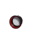 The image shows the Menshen PP Threaded Closure 45 Chemical Closure. It is a white, cylindrical plastic cap designed for sealing containers. The closure features a threaded design, allowing it to be securely screwed onto compatible containers. The top surface of the cap is smooth and flat, with a slightly raised outer edge for added grip during opening and closing.