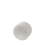 The image shows a MENSHEN PP Threaded Closure 18 Screw Closure. It is a round, white plastic cap with a smooth, flat top. There are ridges on the sides for easy gripping and twisting. The cap is designed to fit securely onto compatible containers with an 18mm thread size.