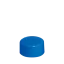 The image shows the Menshen PP Threaded Closure 20-400 Screw Closure. It is a small, circular, white plastic cap with a smooth, flat top and ribbed sides for easy grip. The cap has threading on the inside, designed to screw onto compatible containers. The overall design is simple and functional.