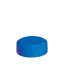 The image features a white, circular PP threaded closure designed by Menshen. This 30 mm screw closure has a smooth, slightly domed top and ridges along the side for easy gripping. The closure appears to be made of plastic and is intended for sealing bottles or containers securely.