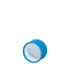 The image shows a Menshen PP Threaded Closure 28/410 Screw Closure. It is a cylindrical, white plastic screw cap designed with a threaded interior for secure attachment. The closure has a smooth surface and a slightly domed top, providing a clean and simple appearance. The threaded design ensures it can be tightly screwed onto a compatible container. 