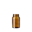 The image shows a CALASO 5.1oz Glass Jar (GX320003-679 Juniper). The jar is cylindrical with a clear, smooth glass body and a wide mouth. It is topped with a flat, black screw-on lid. The jar has no visible labels or markings, giving it a sleek and minimalist appearance. The glass is transparent, allowing the contents to be easily seen.