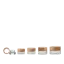 Quadpack 3.4oz / 100ml Glass Crystal Chorus Jar with Flush Cap
