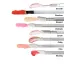 Quadpack 0.2oz / 6ml Camille PET Cylinder Lip Gloss Tube with Chic Applicator