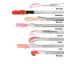 Quadpack 0.2oz / 6ml Camille PET Cylinder Lip Gloss Tube with Chilly Applicator