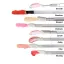 Quadpack 0.2oz / 6ml Camille PET Cylinder Lip Gloss Tube with Elegant Applicator