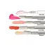 Quadpack 0.2oz / 6ml Frida PET Square Lip Gloss Tube with Irresistible Applicator