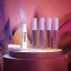 Quadpack 0.2oz / 5ml Gala PET Cylinder Lip Gloss Tube with Irresistible Applicator