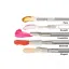 Quadpack 0.1oz / 3ml Gala Petite PET Cylinder Lip Gloss Tube with Irresistible Applicator
