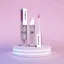 Quadpack 0.2oz / 5ml Lisa PET Square Lip Gloss Tube with Irresistible Applicator