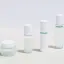 Mingdun Packaging 2.7oz/80ml PETG Cylinder Cosmetic Bottle with Fine Mist Sprayer & Flush Overcap, 36mm Neck