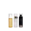 Mingdun Packaging 2.7oz/80ml PETG Cylinder Cosmetic Bottle with Fine Mist Sprayer & Flush Overcap, 36mm Neck