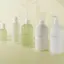 Mingdun Packaging 2.7oz/80ml PETG Round Ribbed Cosmetic Bottle with 20mm Neck & Label Panel