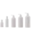 Mingdun Packaging 2.7oz/80ml PETG Fluted Round Shoulder Bottle with 20mm Neck & Label Panel