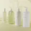 Mingdun Packaging 10oz/300ml PETG Fluted Round Shoulder Bottle with 24mm Neck & Label Panel