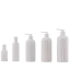 Mingdun Packaging 10oz/300ml PETG Fluted Round Shoulder Bottle with 24mm Neck & Label Panel
