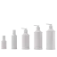 Mingdun Packaging 2.7oz/80ml PETG Bevel-Shoulder Cosmetic Bottle with Bevelled Base, 20mm Neck & Label Panel
