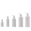 Mingdun Packaging 17oz/500ml PETG Bevel-Shoulder Cosmetic Bottle with Bevelled Base, 24mm Neck & Label Panel