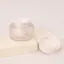 Mingdun Packaging 1.7oz/50ml Glass-Like PETG Round Premium Skincare Jar with Disc Liner & Stepped Cap