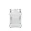 VPET USA 27oz / 798ml 89-400 PET Plastic Pinch Grip Square Wide-Mouth Jar with Recessed Label Panel