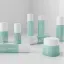 Mingdun Packaging 2oz/60ml PETG Cylinder Cosmetic Bottle with Treatment Pump or Sprayer & Flush Overcap, 20mm Neck
