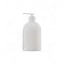 Mingdun Packaging 17oz/500ml PETG Round Shoulder Ribbed Bottle with 28mm Neck & Label Panel