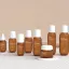 Mingdun Packaging 2.7oz/80ml 20-400 PETG Oval Round Cosmetic Bottle with Pump, Sprayer, or Dropper & Unique Overcap