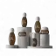 Mingdun Packaging 4.1oz/120ml 20-400 PETG Bowling Pin Silhouette Cosmetic Bottle with Rounded Overcap
