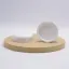 Likun Packaging 1.7oz /50ml Glass Straight Sided Jar with Flush Domed Closure