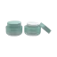 Likun Packaging Refillable 1.7oz /50ml Glass Round Jar with Straight Sided Closure