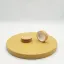 Likun Packaging 0.5oz /15ml Glass Straight Sided Jar with Flush Straight Sided Bamboo Closure