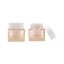 Likun Packaging Refillable 1.0oz /30ml Glass Square Jar with Straight Sided Closure