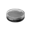 Shinhan C.M Round Single Pan ABS Cosmetic Compact with Clear Top, 2" Diameter for Blush, Highlighter and Cream Concealer